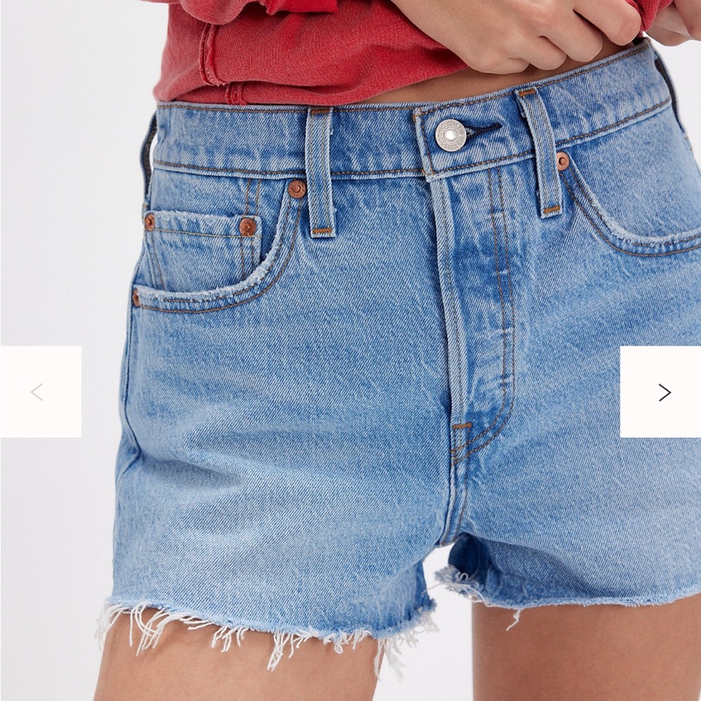 Levi's 501 high rise shorts